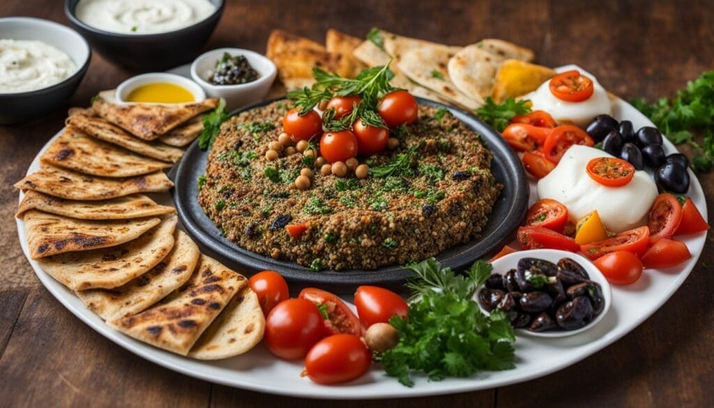 Lebanese breakfast dishes