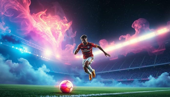 لاعب كرة القدم في المنام