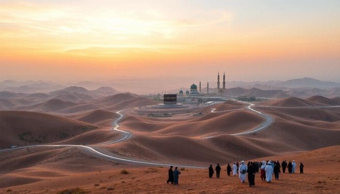 المسافات بين المشاعر المقدسة