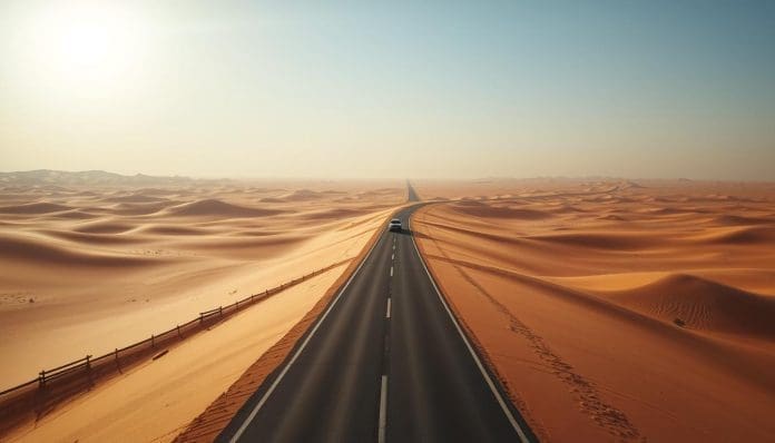 المسافة من الرياض إلى الكويت بالسيارة